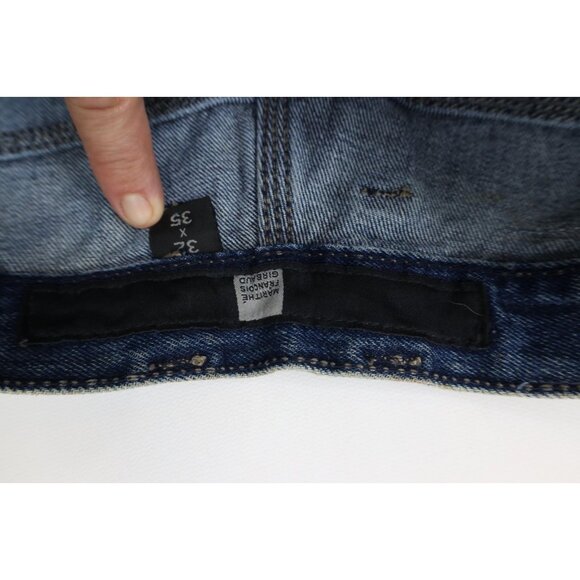 Deadstock Vtg 90s Marithe Francois Girbaud Mens 32x35 Loose Fit Wide Leg Jeans - Picture 9 of 16